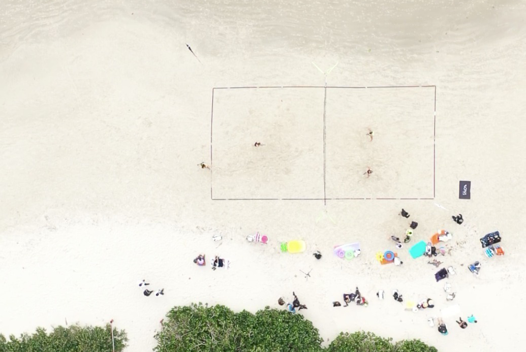 REGRAS DO BEACH TENNIS: DIMENSÕES DA QUADRA