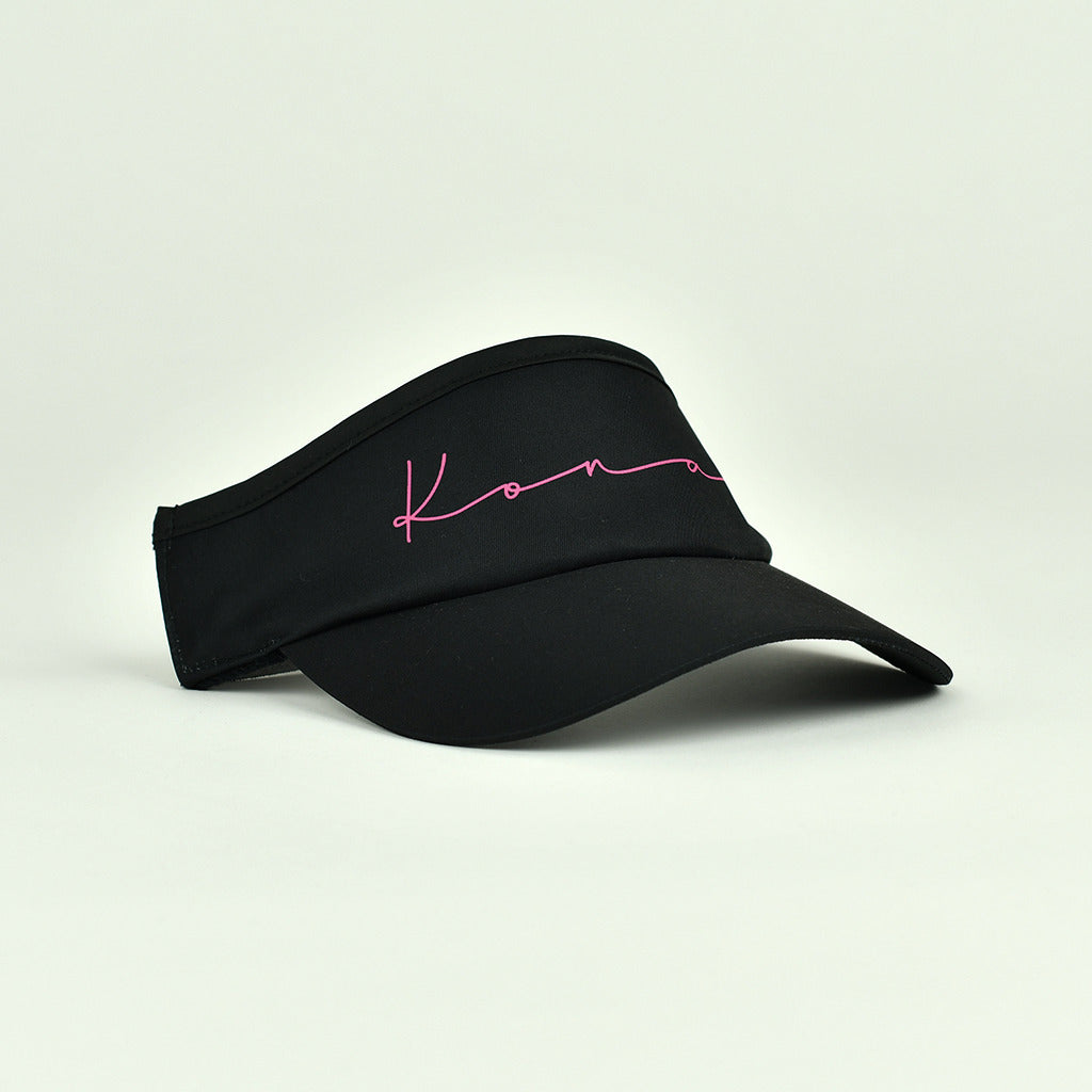 Viseira Beach Tennis Kolors Preta/Rosa