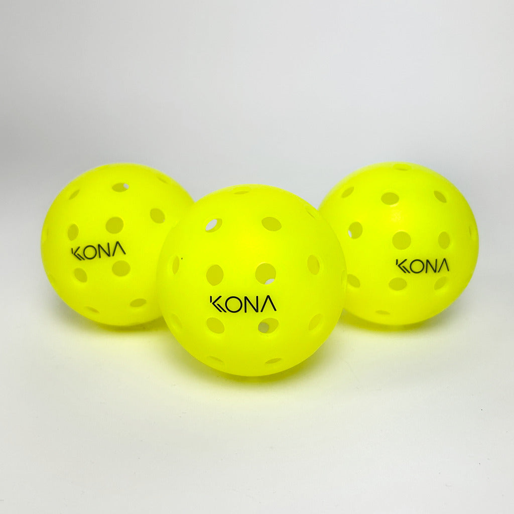 Bola de Pickleball KONA - Kit 3 Unidades