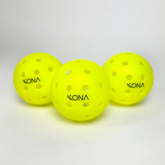Bola de Pickleball KONA - Kit 3 Unidades