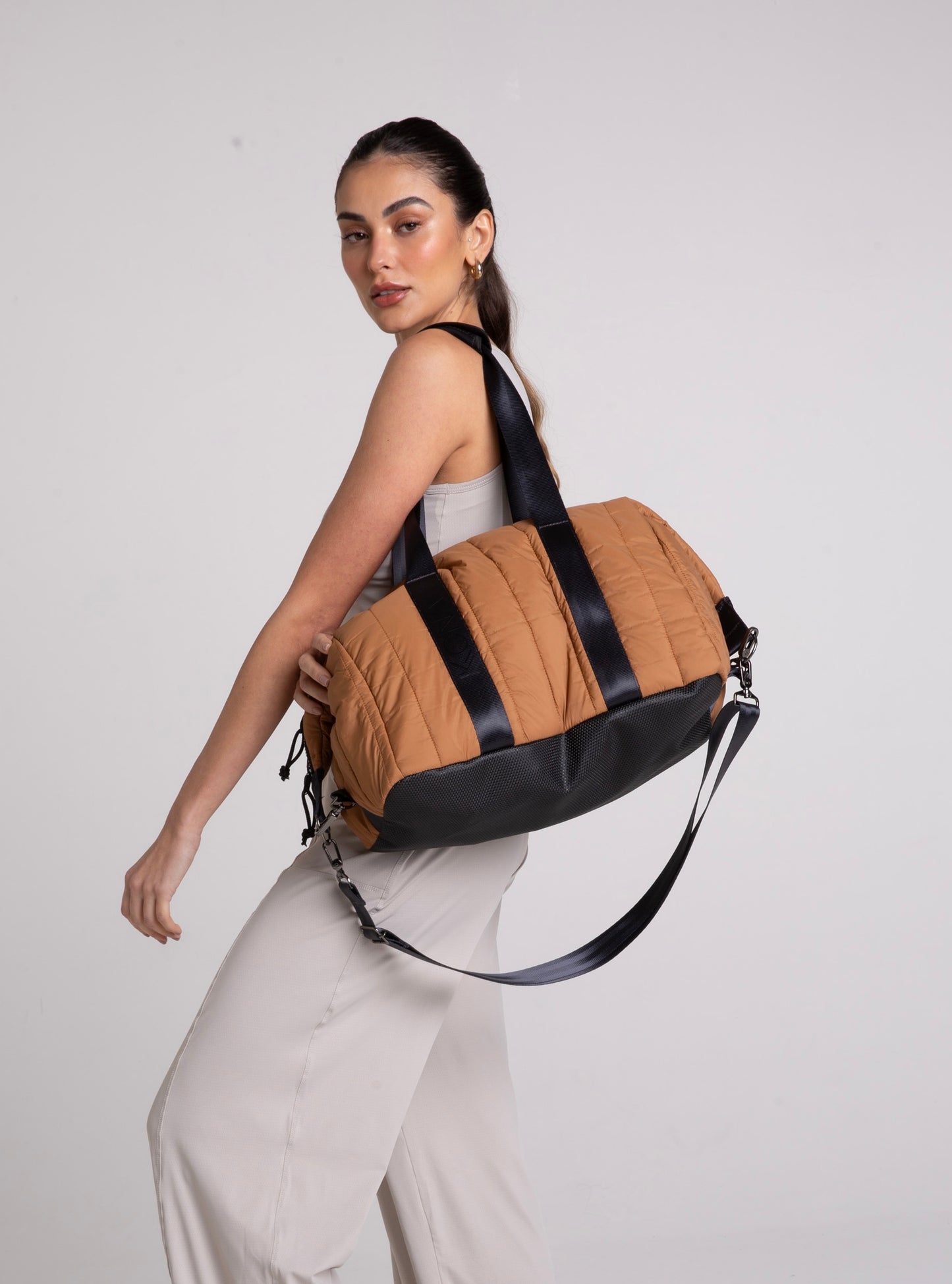 Bag Puffer Caramelo