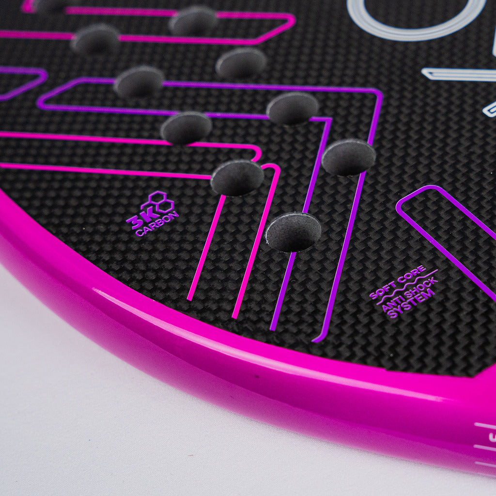 Raquete Beach Tennis Rocket Pink 2025 - Flávia Muniz