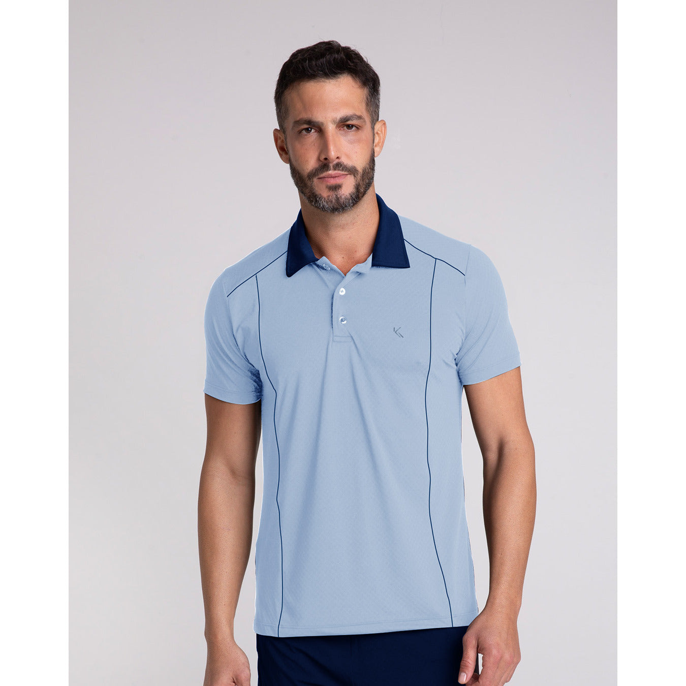 Camisa Masc Polo Grafix Blue