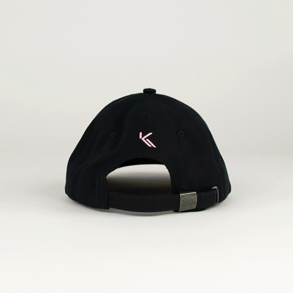 Boné Kasual 25 Preto com Rosa