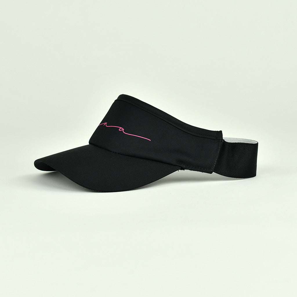 Viseira Beach Tennis Kolors Preta/Rosa