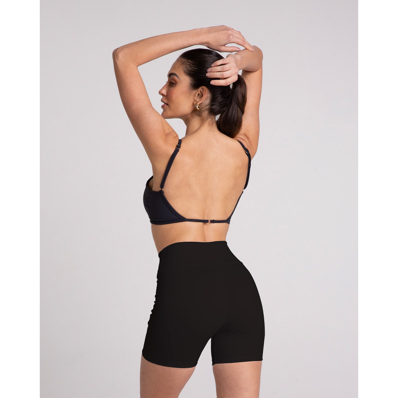 Bermuda Fem Ciclista Preta