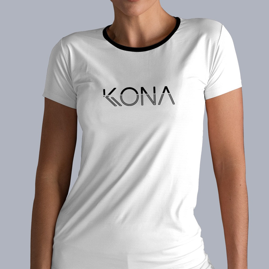 Camiseta Basic Fem Branca com Debrum 2023