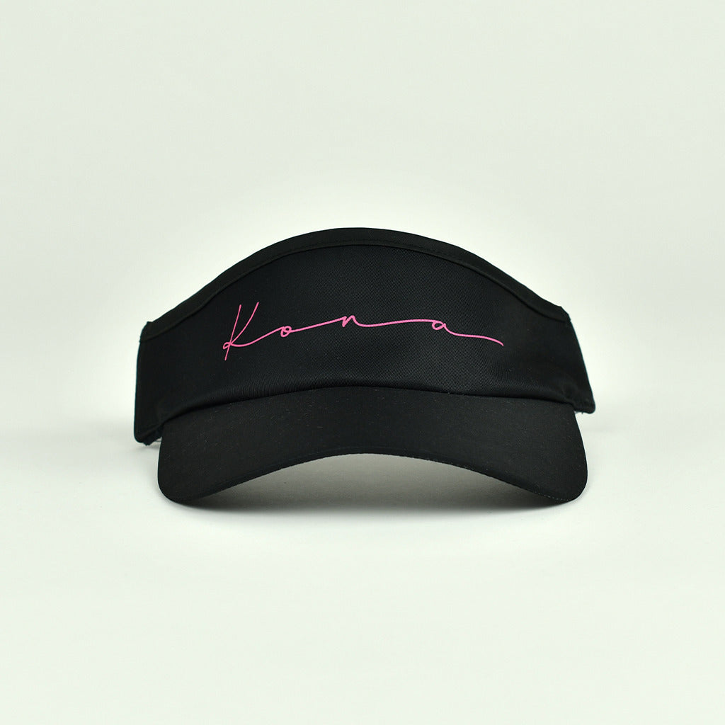 Viseira Beach Tennis Kolors Preta/Rosa