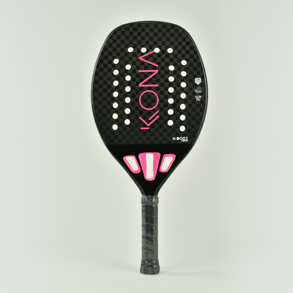 Raquete de Beach Tennis K-Doze Black Pink