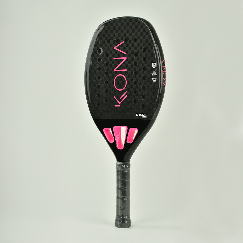 Raquete de Beach Tennis K-Doze Black Pink