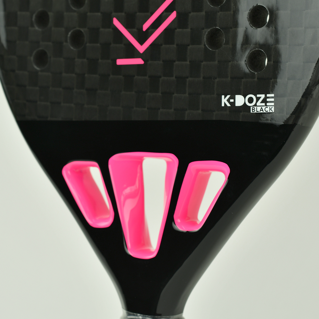 Raquete de Beach Tennis K-Doze Black Pink