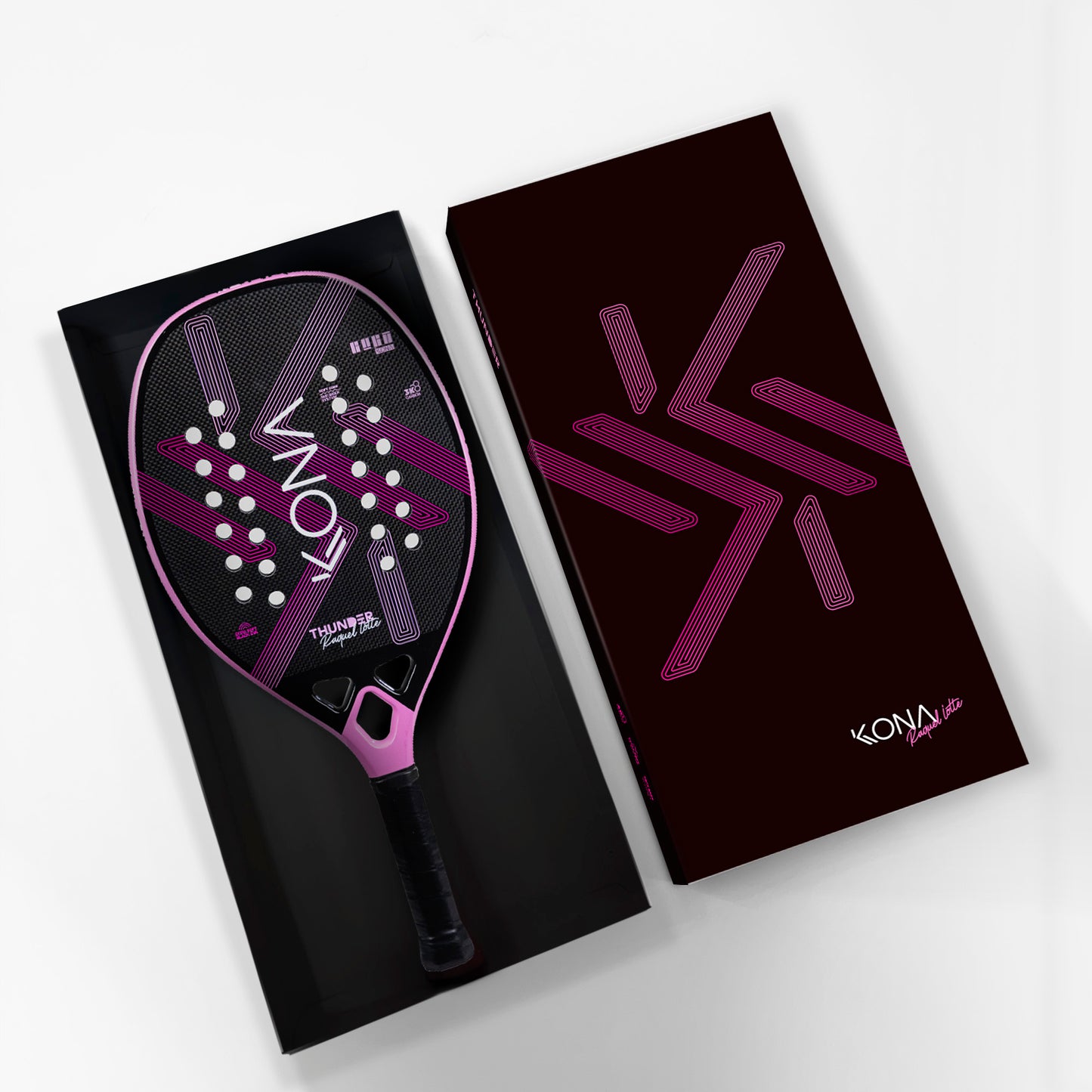 Raquete Beach Tennis Thunder Pink 2025 - Raquel Iotte