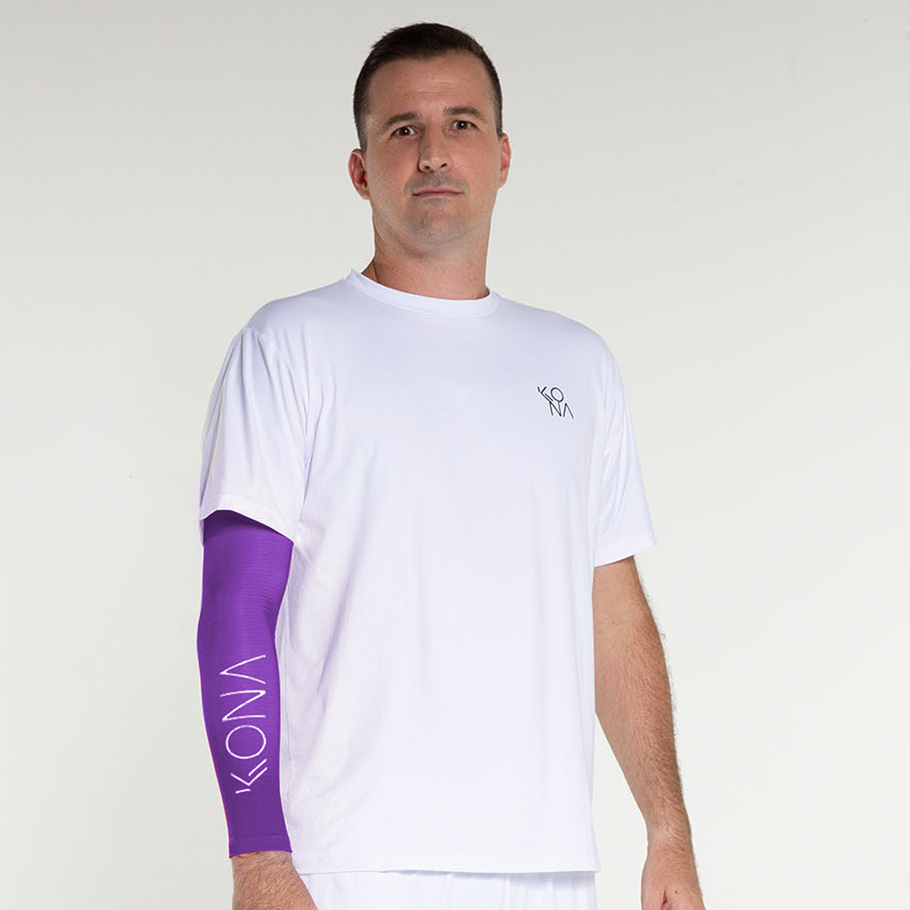 Manguito Kolors Roxo/Branco