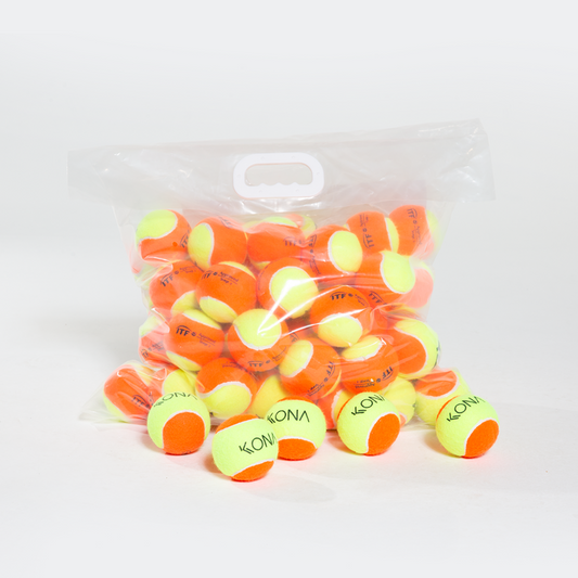 Bola de Beach Tennis KONA - Pacote 60 Unidades