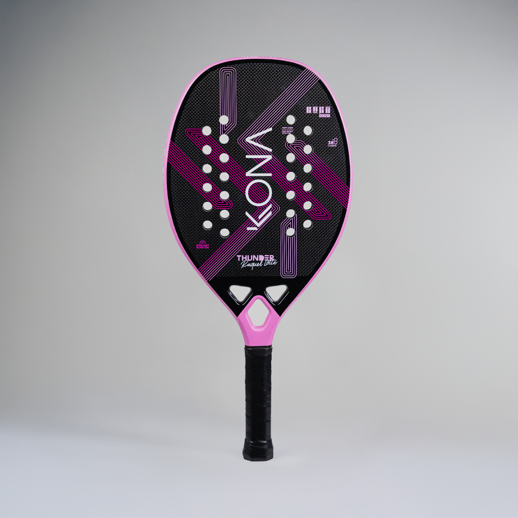 Raquete Beach Tennis Thunder Pink 2025 - Raquel Iotte