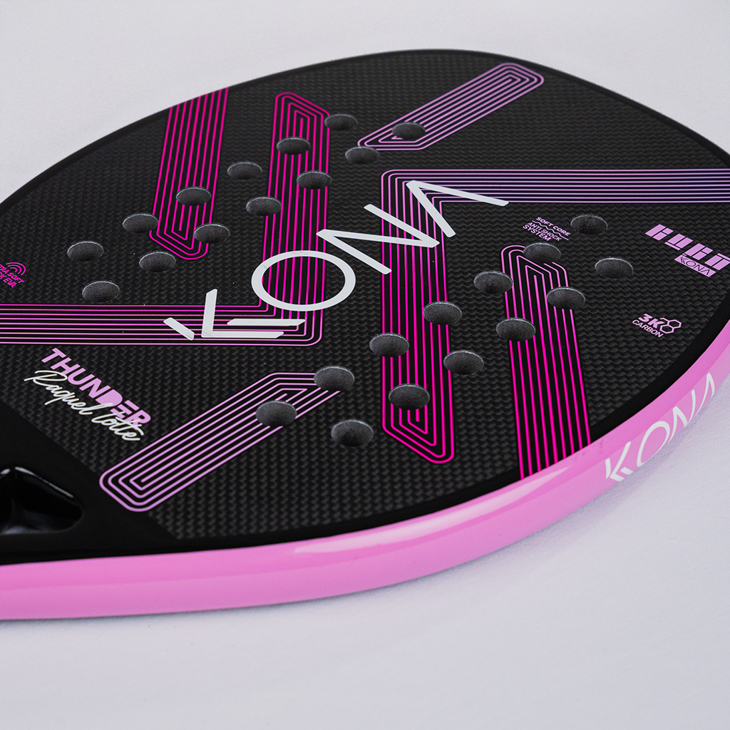 Raquete Beach Tennis Thunder Pink 2025 - Raquel Iotte