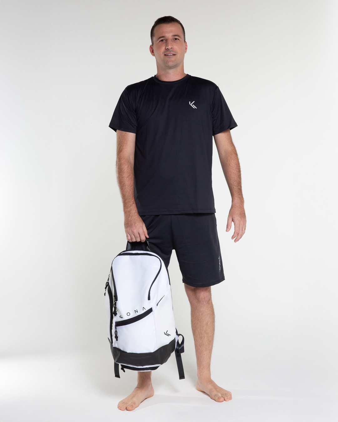 Mochila KONA PLUS Branco/Preto