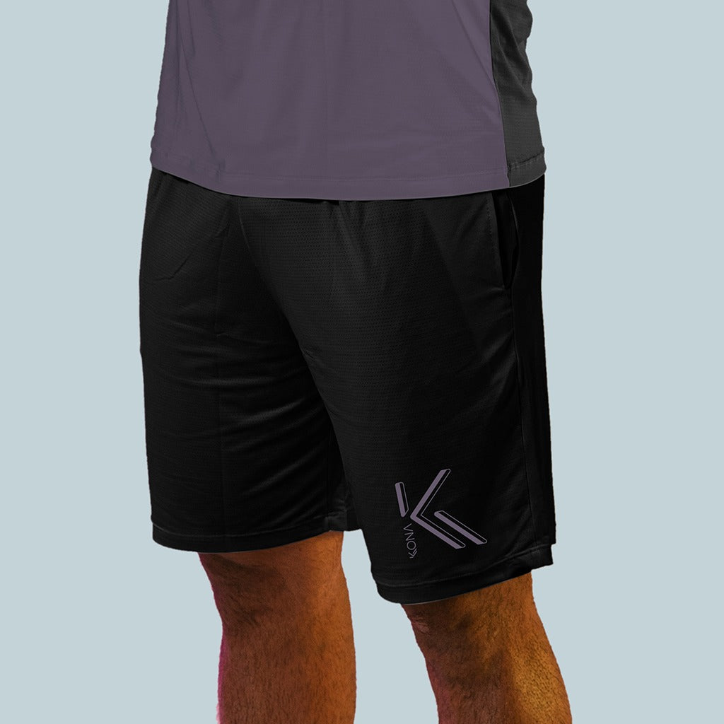 Short Kolors Preto com Armazém