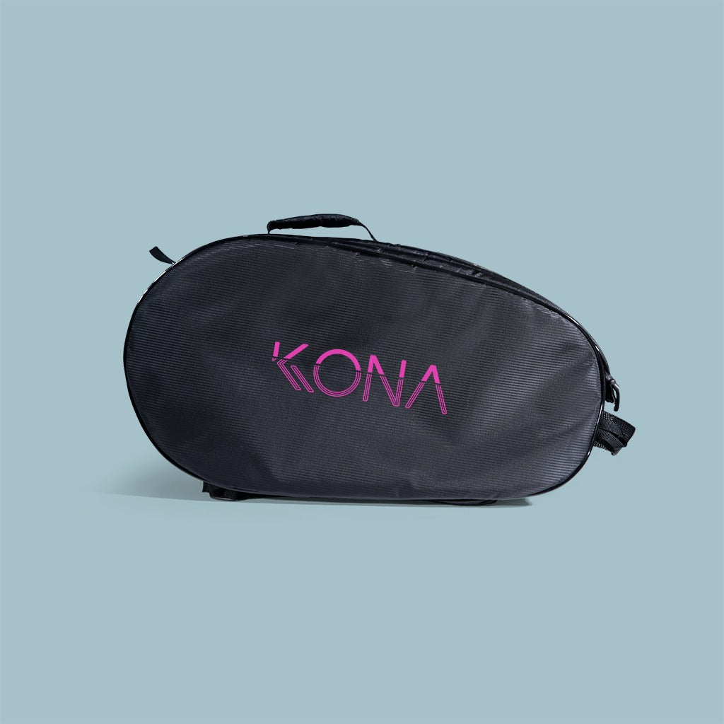 Raqueteira KONA BASIC PLUS - Preto/Rosa