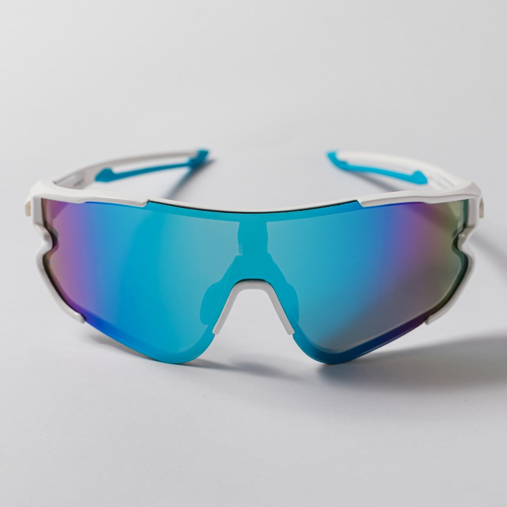 Óculos de Sol Esportivo Kona One Azul e Branco