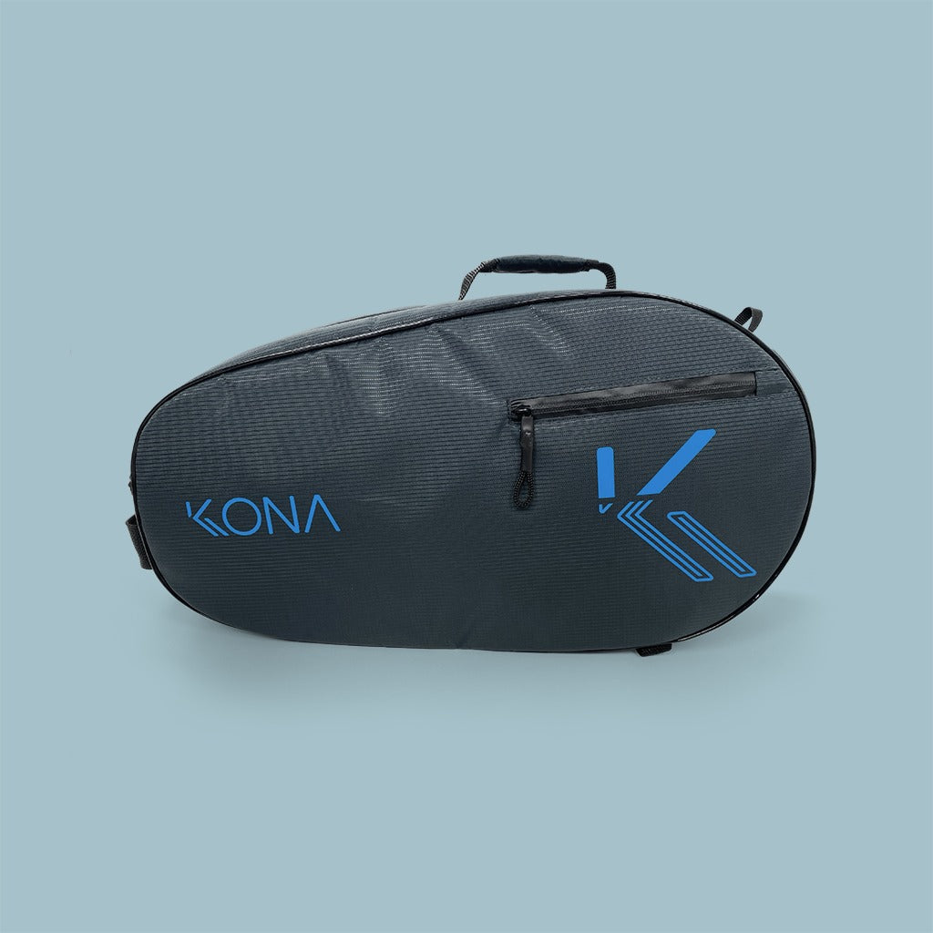 Raqueteira KONA BASIC PLUS - Chumbo/Azul