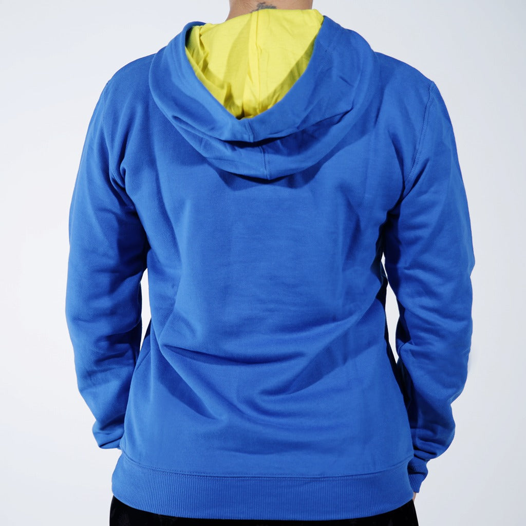 Moletom YZZY Azul/Amarelo Fem