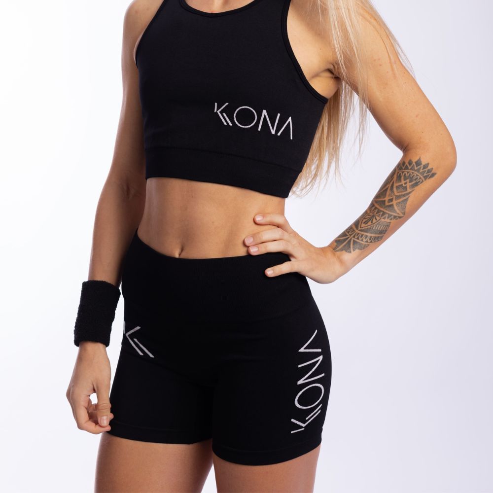 Shorts Seamless Feminino Preto