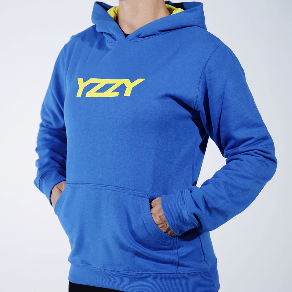 Moletom YZZY Azul/Amarelo Fem