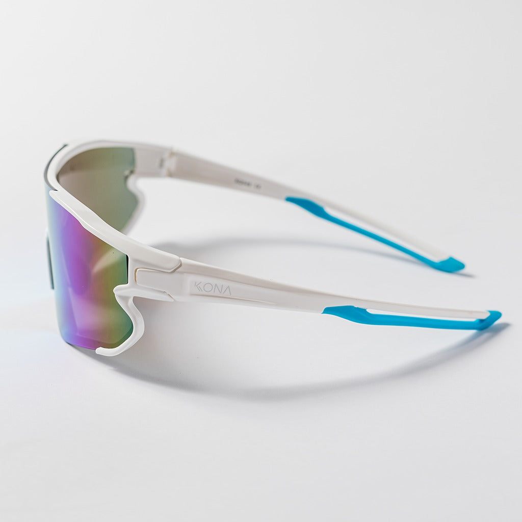 Óculos de Sol Esportivo Kona One Azul e Branco