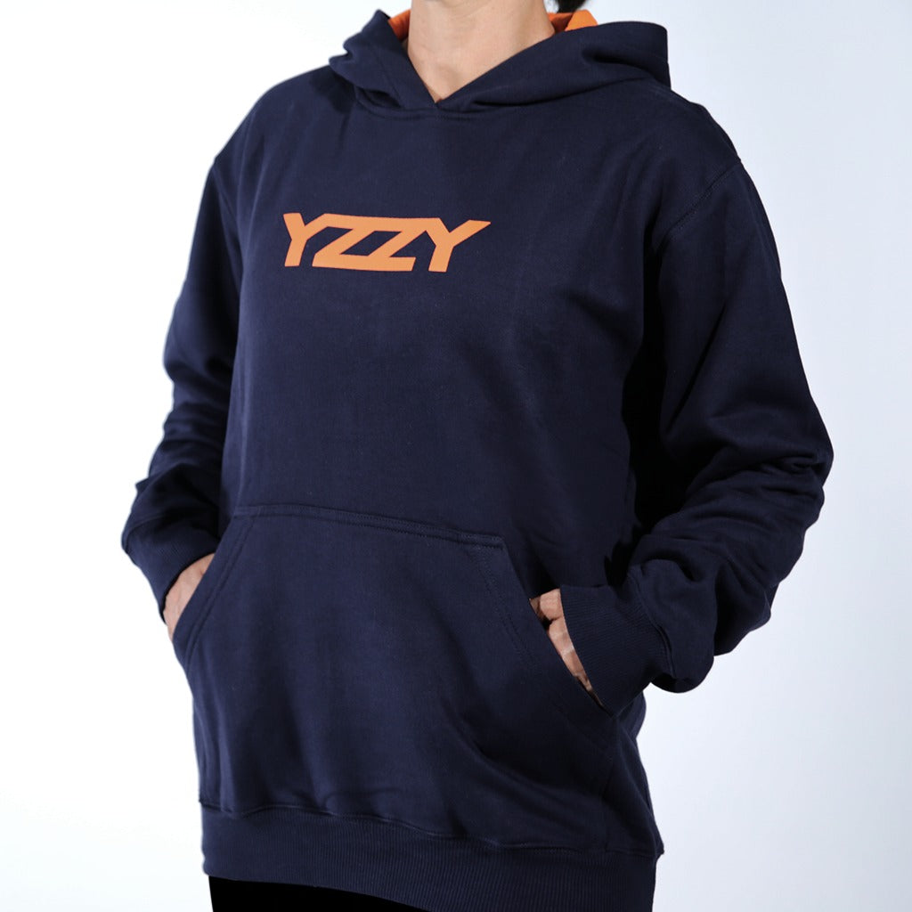 Moletom YZZY Marinho/Laranja Fem
