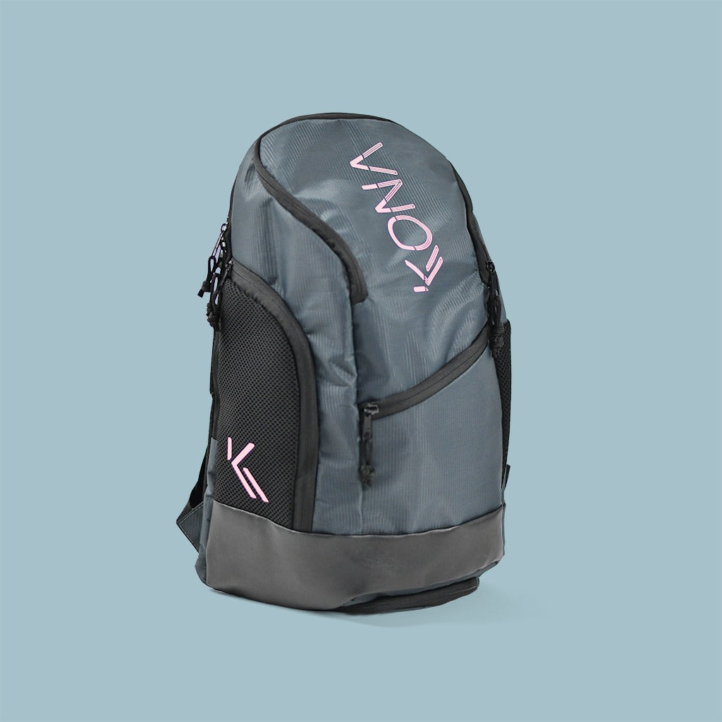Mochila KONA PLUS Chumbo/Rosa