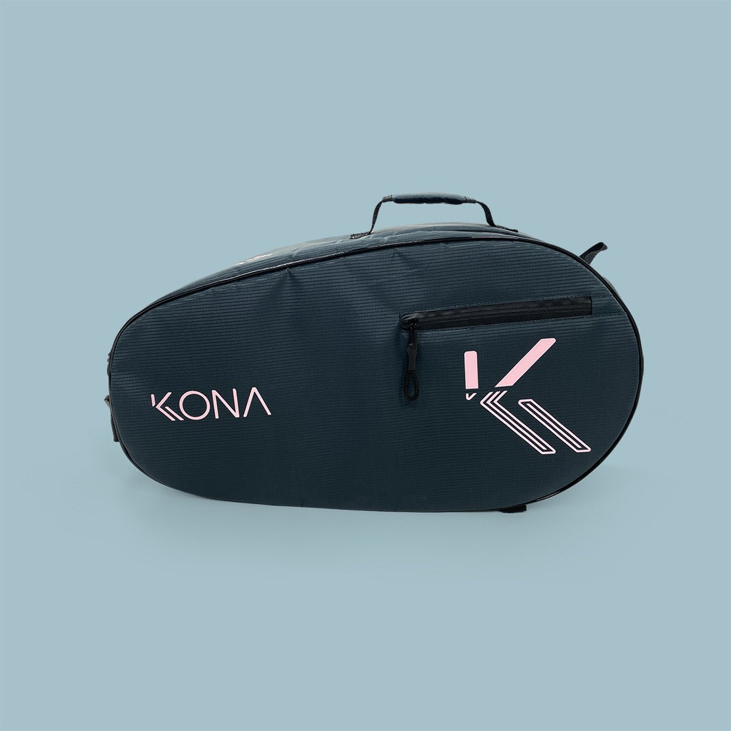 Raqueteira KONA BASIC PLUS - Chumbo/Rosa