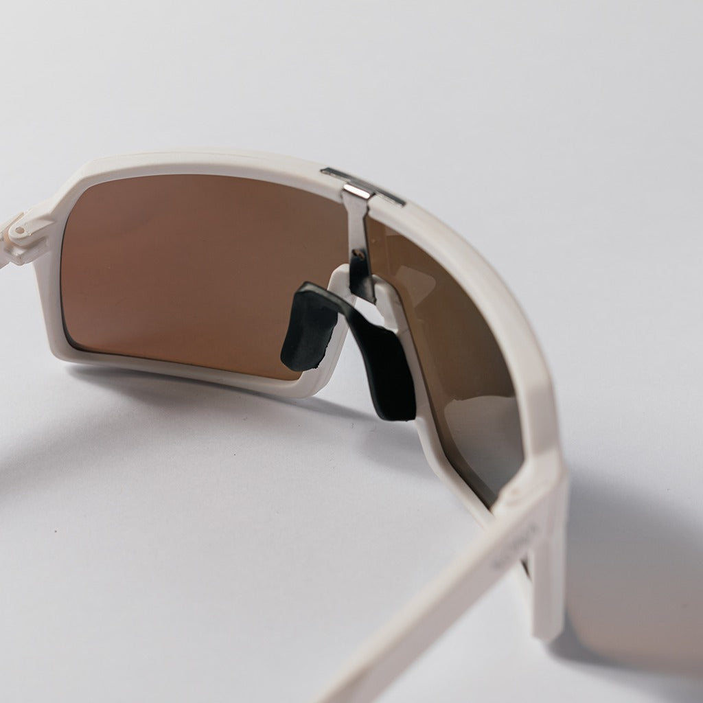 Óculos de Sol Esportivo Kona Sunset Branco Lente Azul