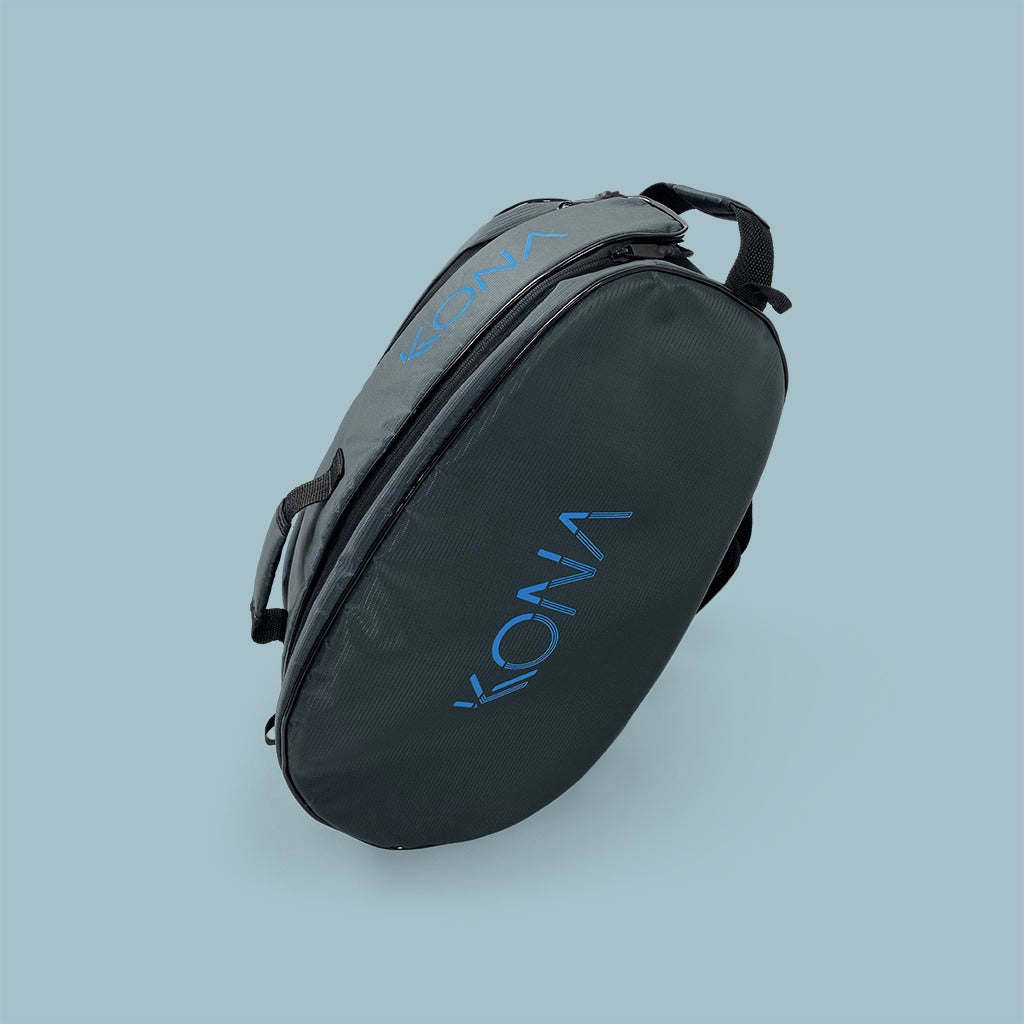 Raqueteira KONA BASIC PLUS - Chumbo/Azul
