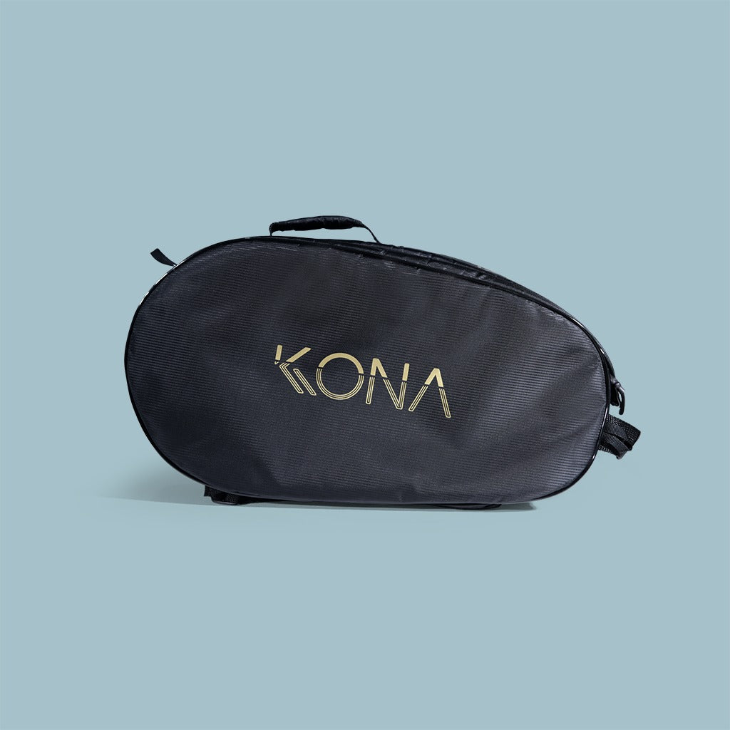 Raqueteira KONA BASIC PLUS - Preto/Dourado