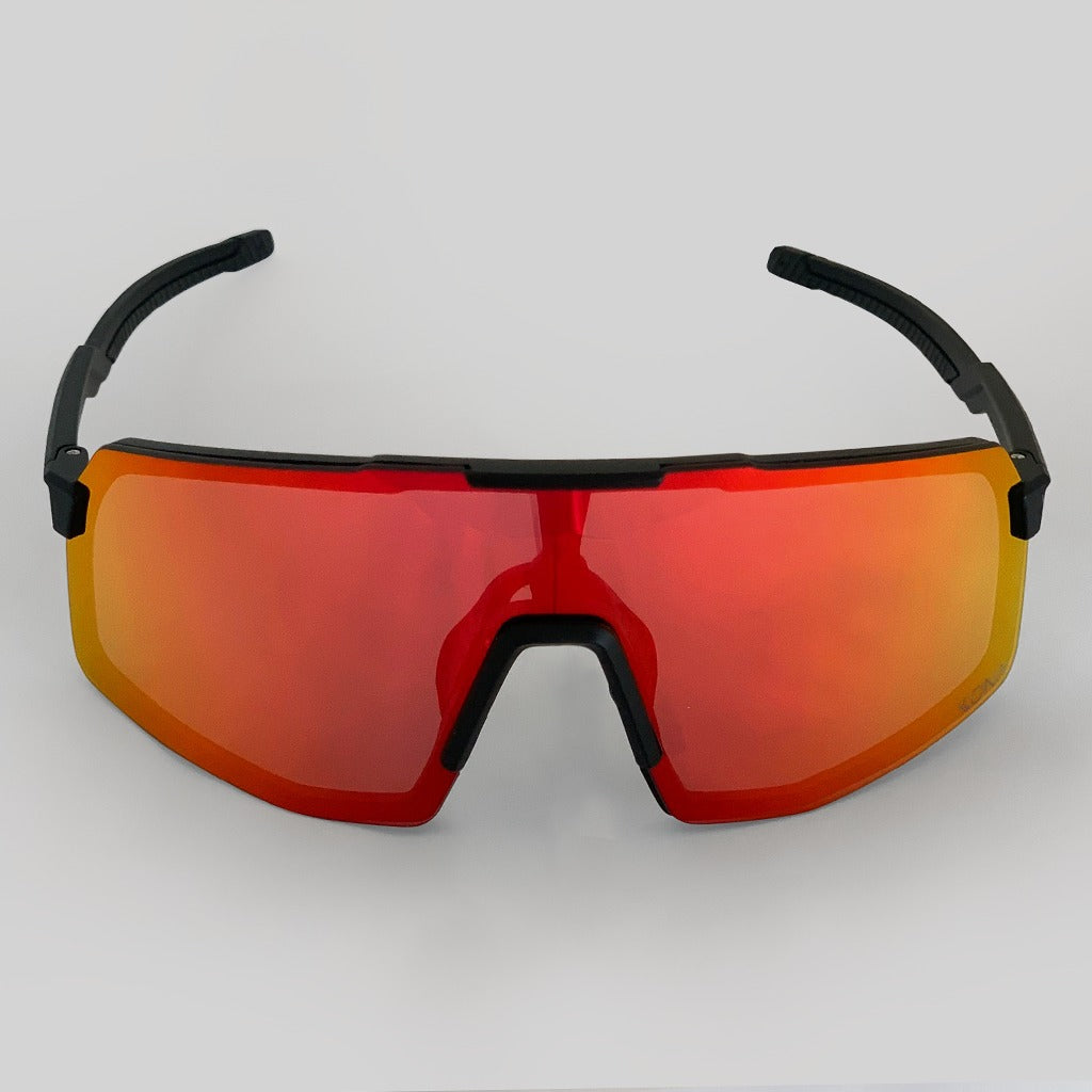 Óculos de Sol Esportivo Kona Hunter Preto Lente Laranja