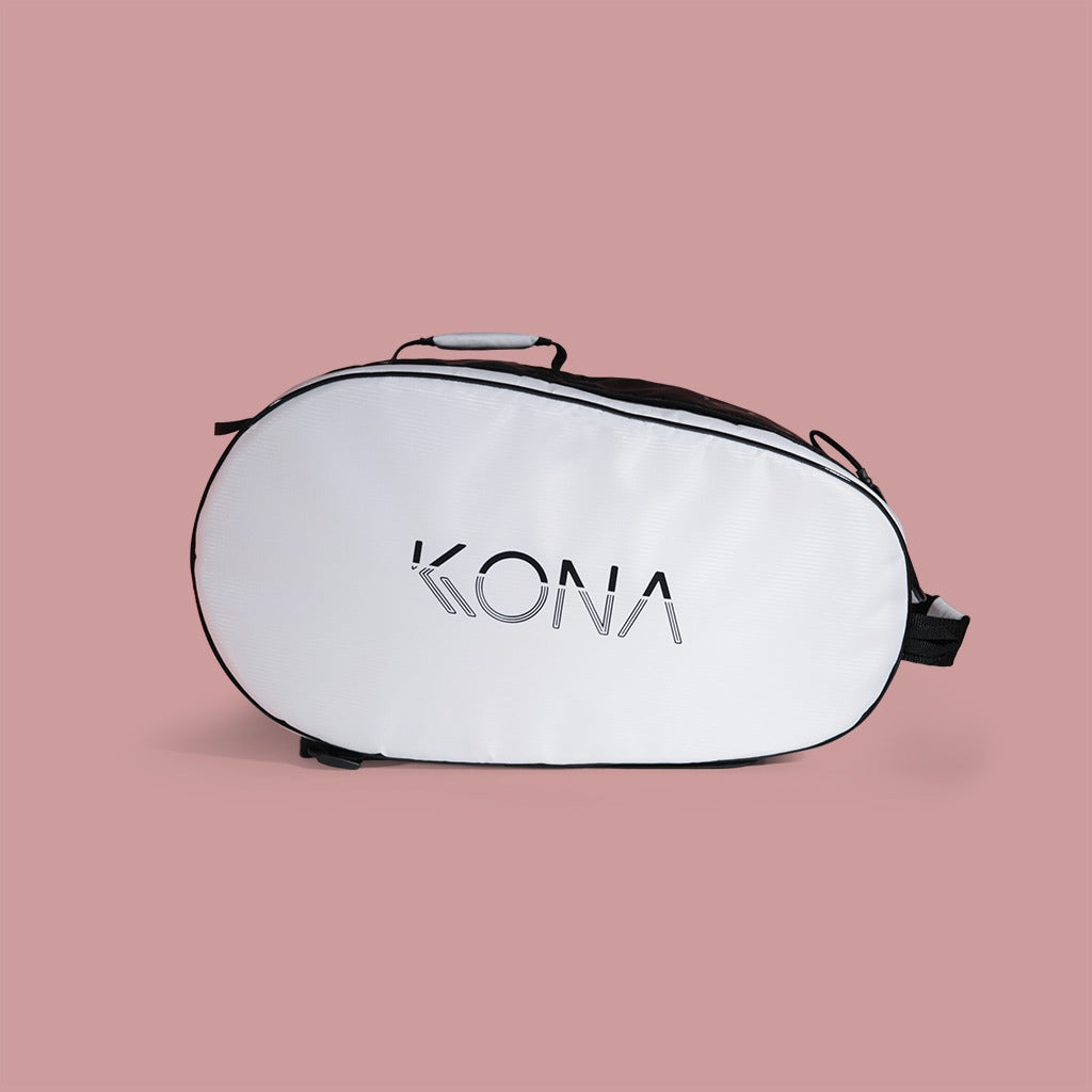 Raqueteira KONA BASIC PLUS - Branco/Preto