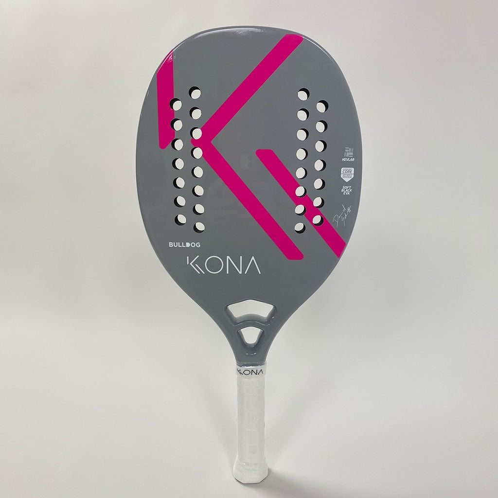 Raquete de Beach Tennis Kona Bulldog Silver 2023