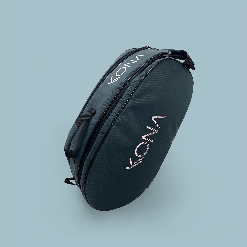 Raqueteira KONA BASIC PLUS - Chumbo/Rosa