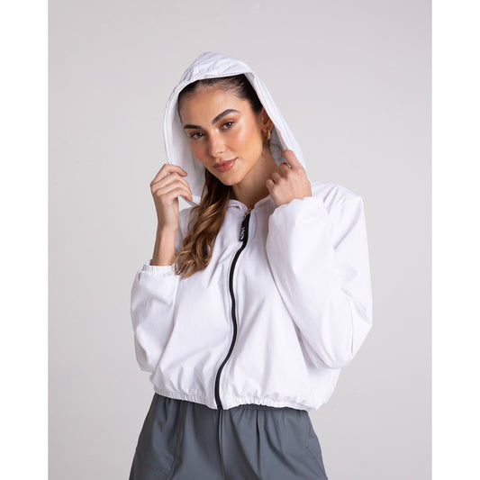 Casaco Cropped Valley Fem. Branco