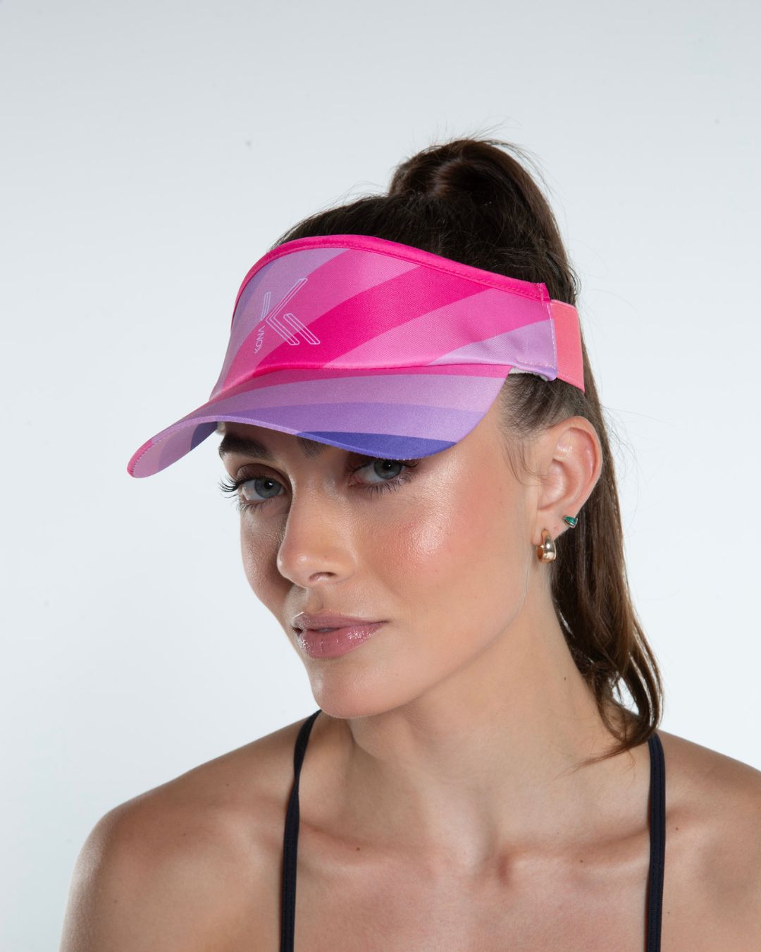 Viseira Beach Tennis Team Sunset Rosa