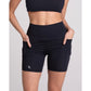 Bermuda com Bolso Fem Preto