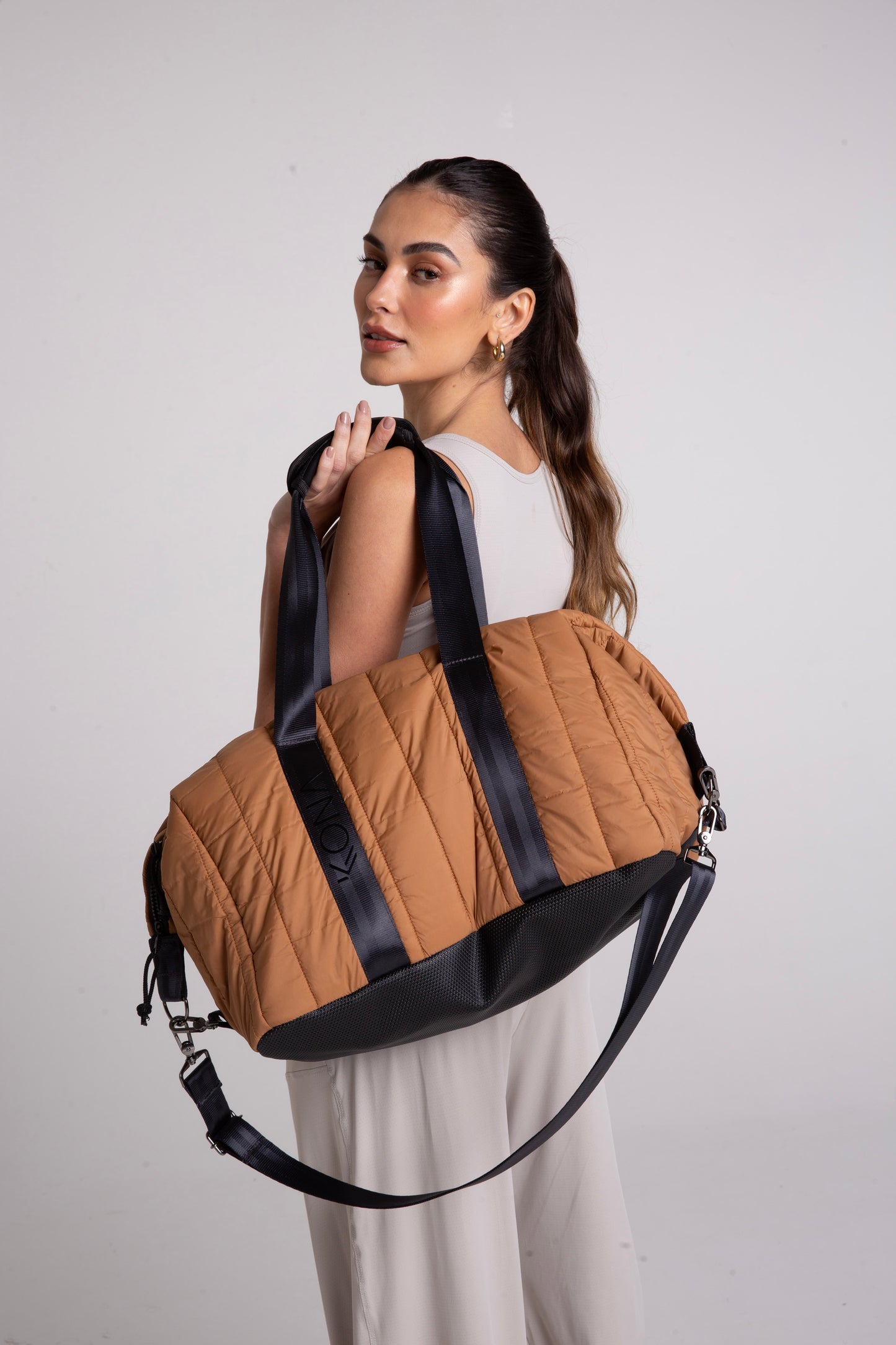 Bag Puffer Caramelo
