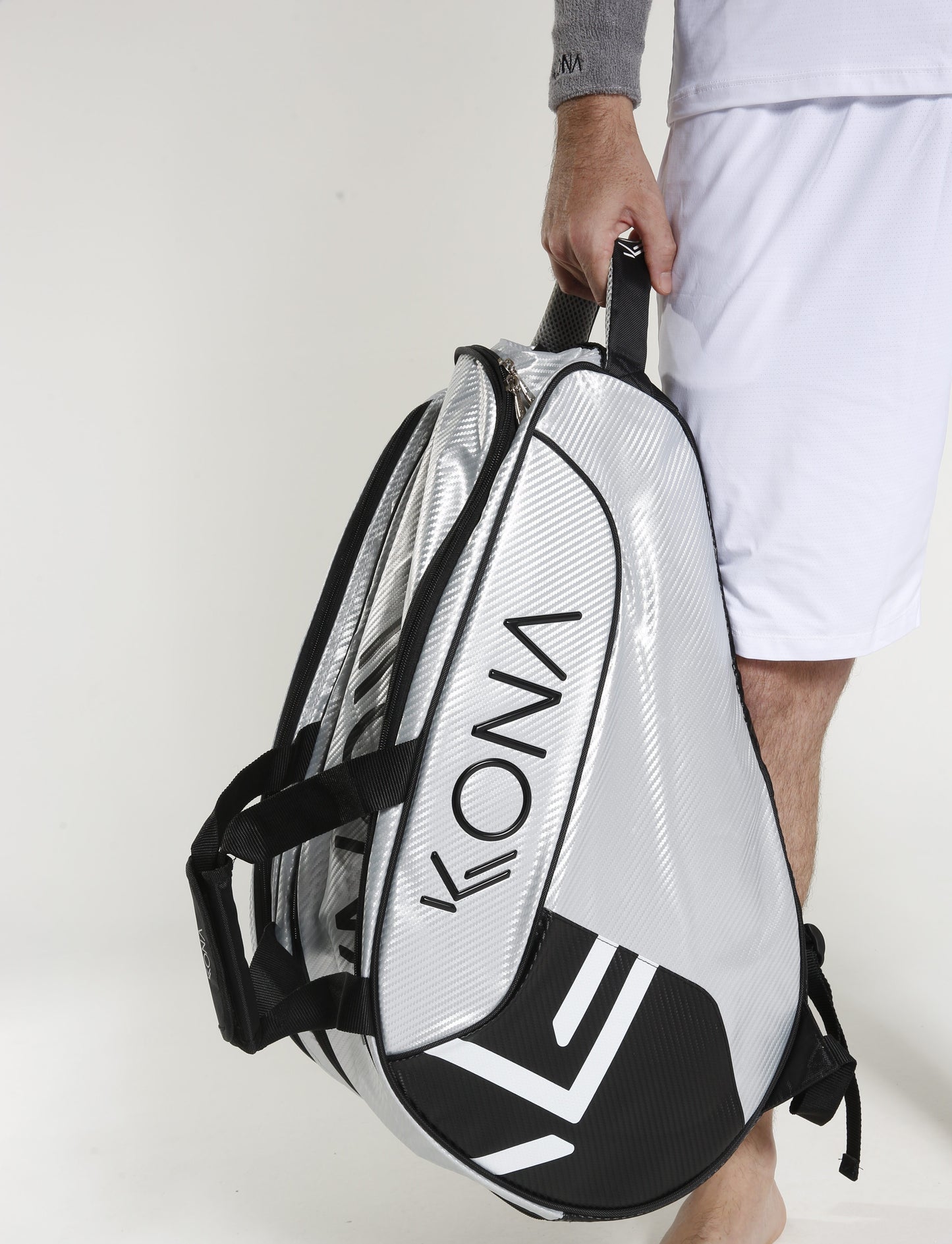 Raqueteira Beach Tennis Prateada