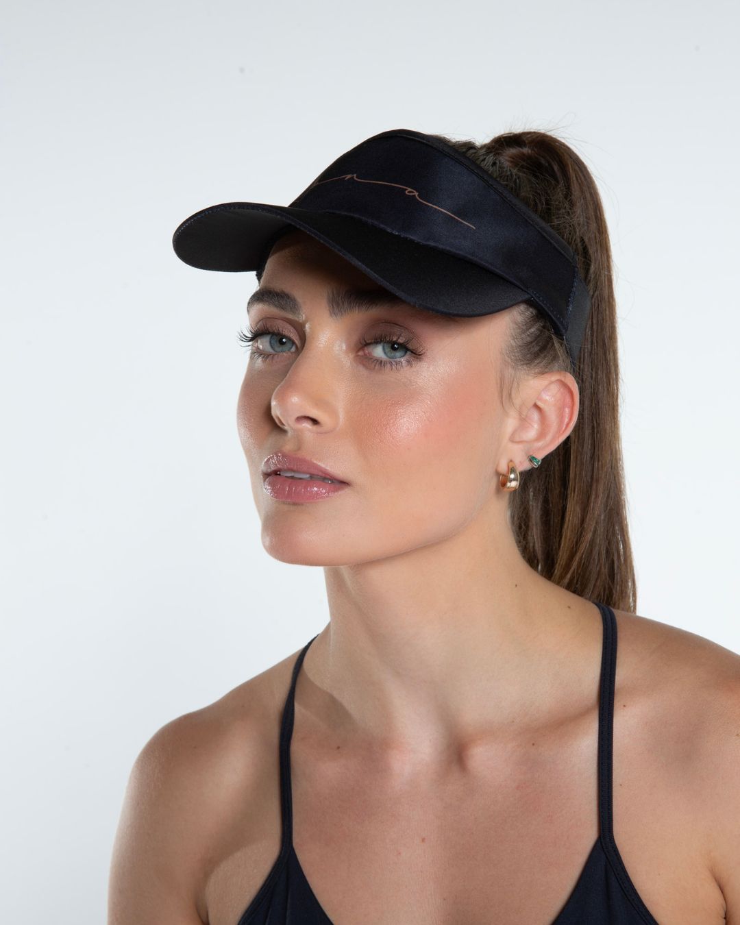 Viseira Beach Tennis Kolors Preta