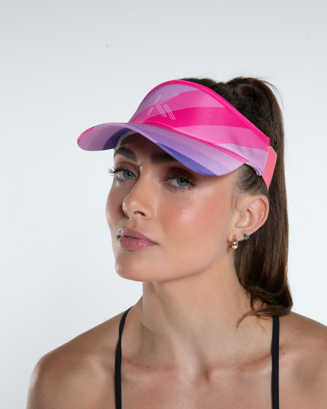 Viseira Beach Tennis Team Sunset Rosa