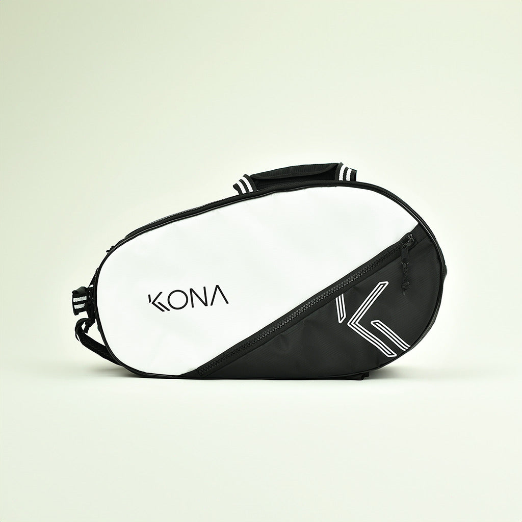 Raqueteira Basic Média Branco/Preto