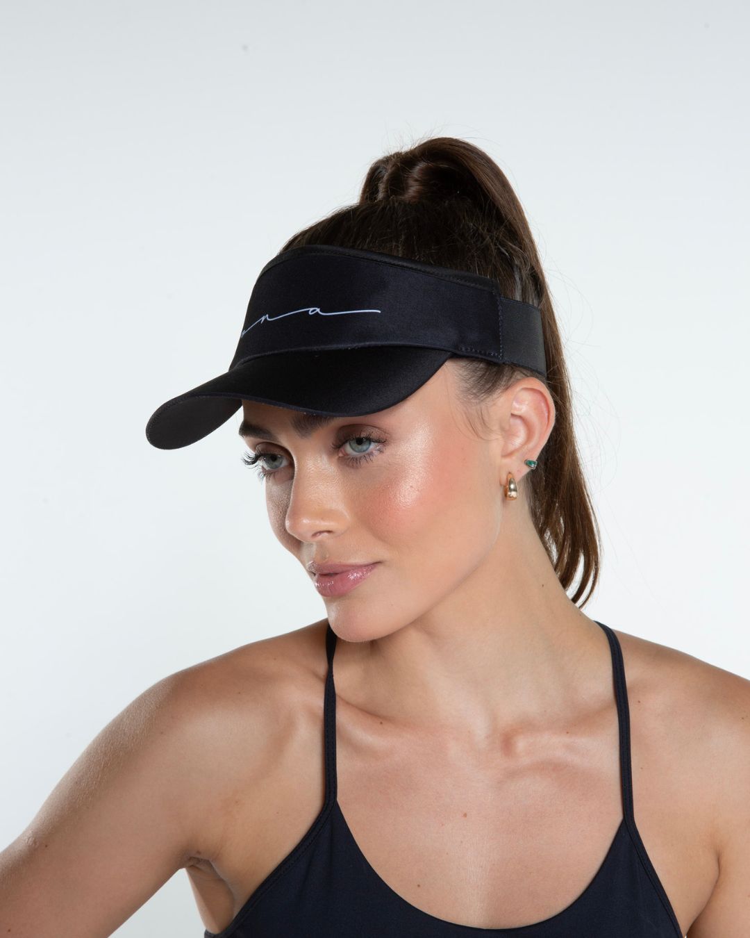 Viseira Beach Tennis Basic Preta