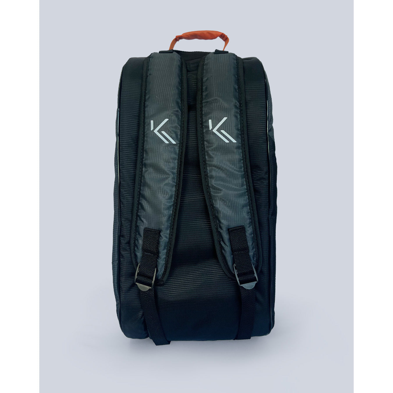 Raqueteira Média Next Collection - Chumbo/Laranja