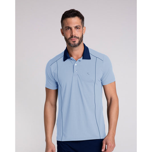 Camisa Masc Polo Grafix Blue